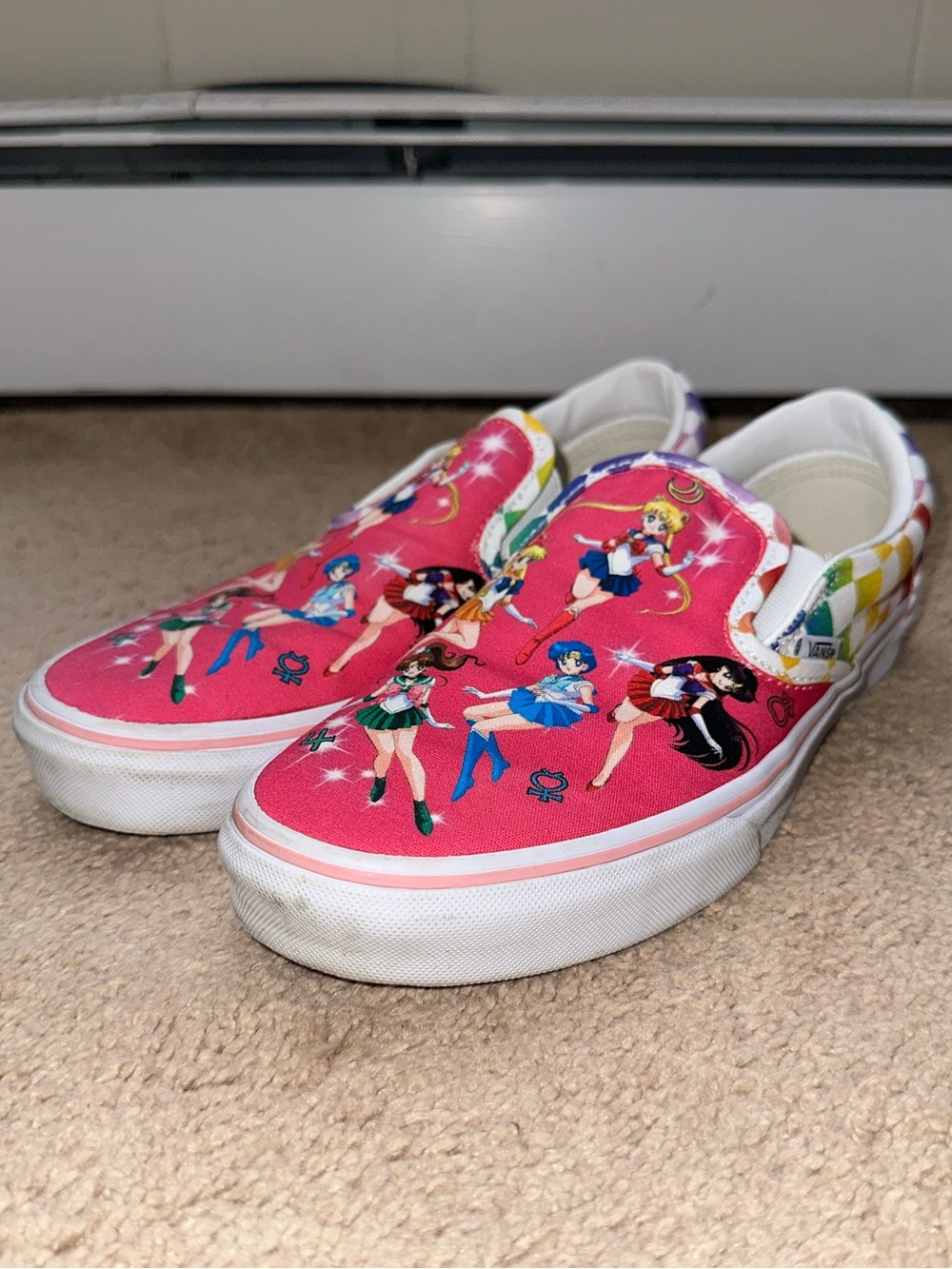 Vans Custom Sailor Moon Slip-On Sneakers